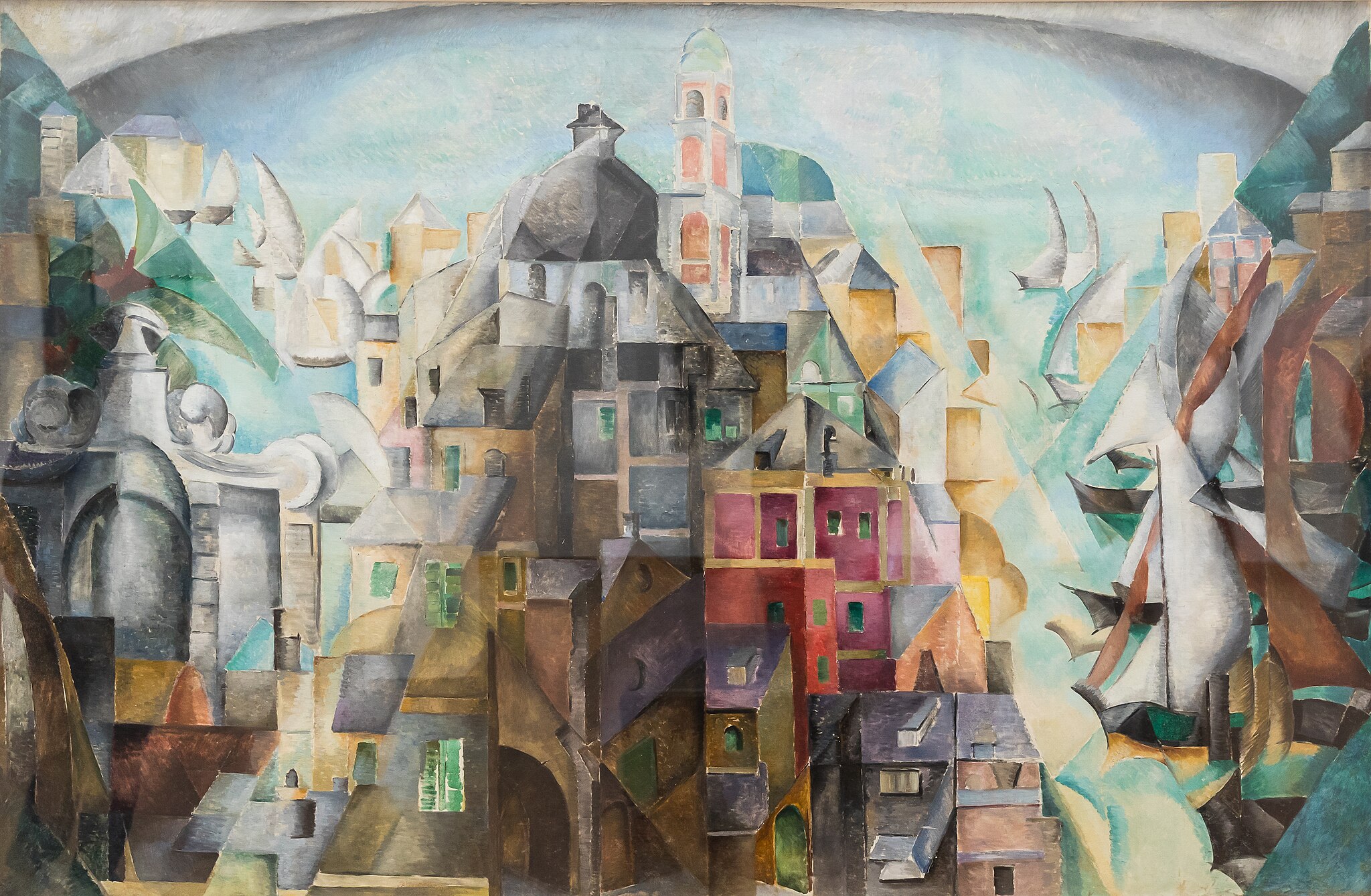 Kubo-Futuristische Komposition (Hafen)